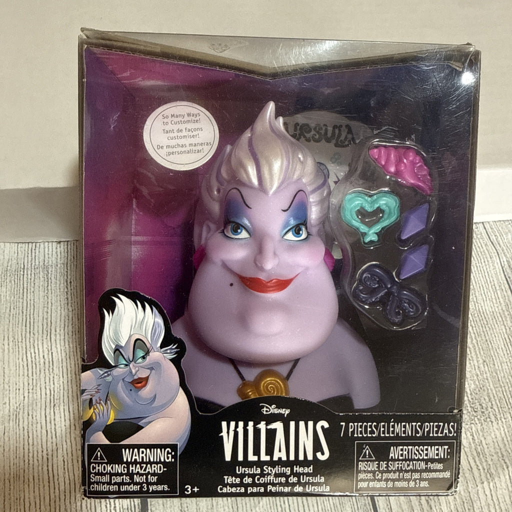Disney Villains "Ursula" Styling Head, The Little Mermaid (NEW, SHIPS FREE)