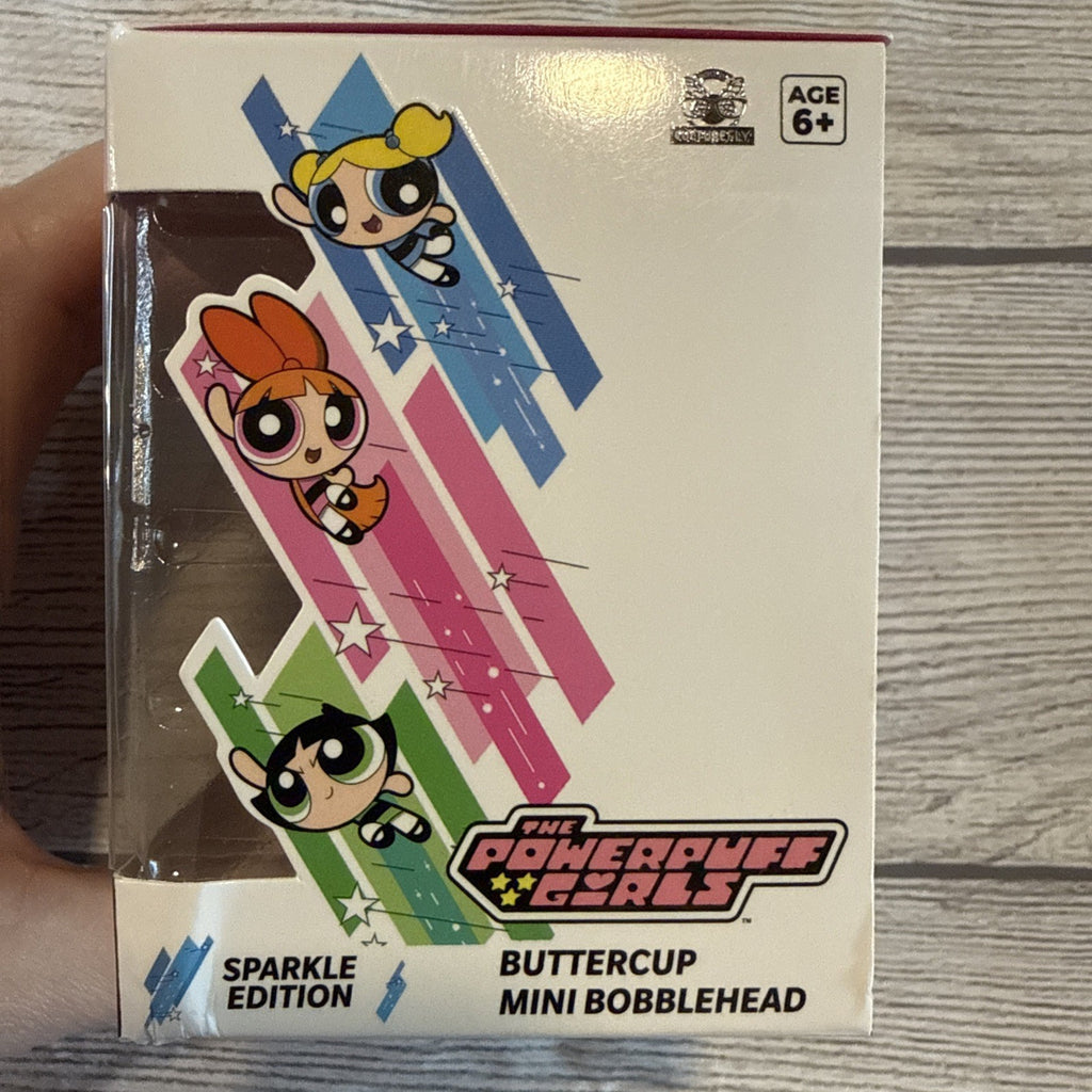 Powerpuff Girls Buttercup Sparkle Edition 2.5"  Figs Mini Bobblehead NIB