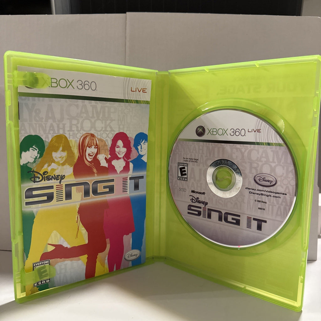 Disney Sing It (Microsoft Xbox 360, 2008) CIB