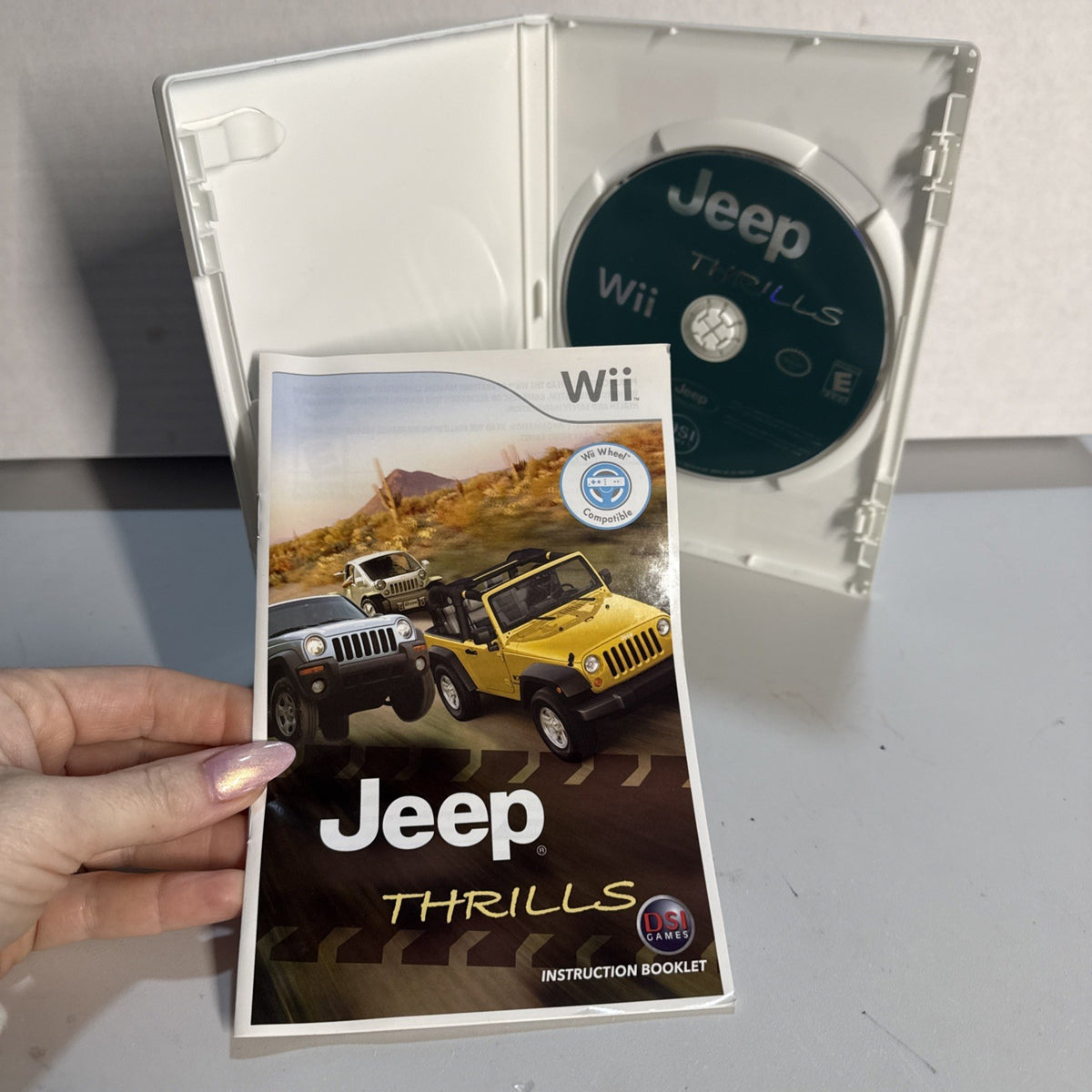 Jeep Thrills (Nintendo Wii, 2008) Original Package And Manual (D) CIB