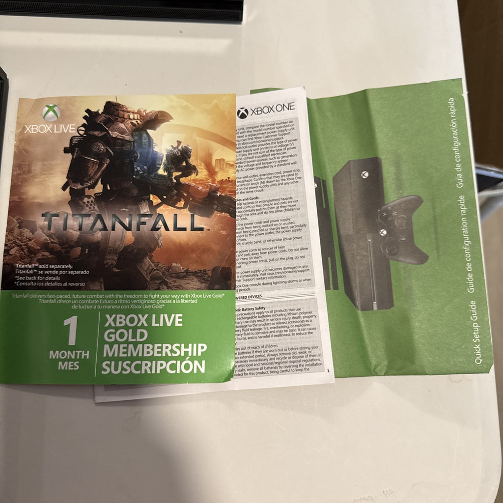 Xbox One Console Titanfall Kinect Bundle 500GB Very Good 5Z Controller And Game