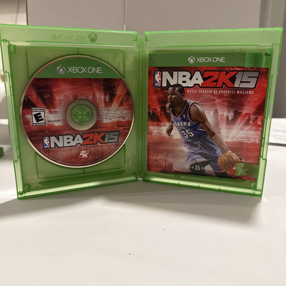 NBA 2K15 Kevin Durant Xbox One, CIB w/ Disc, Case, & Manual