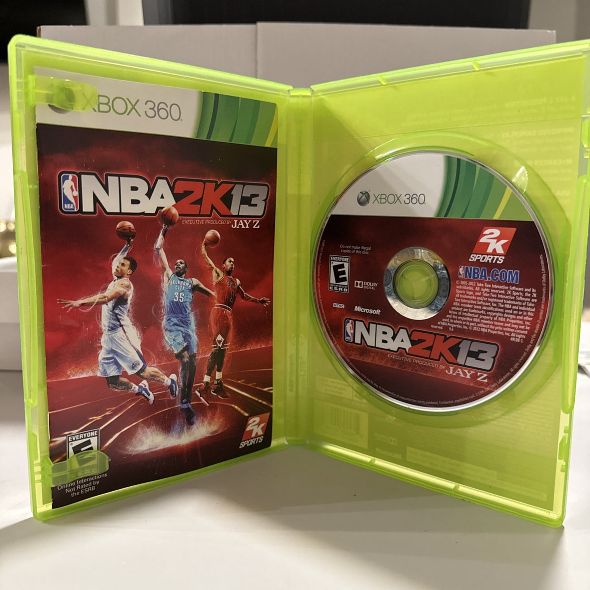 NBA 2K13 Xbox 360, CIB w/ Disc, Case, & Manual Included