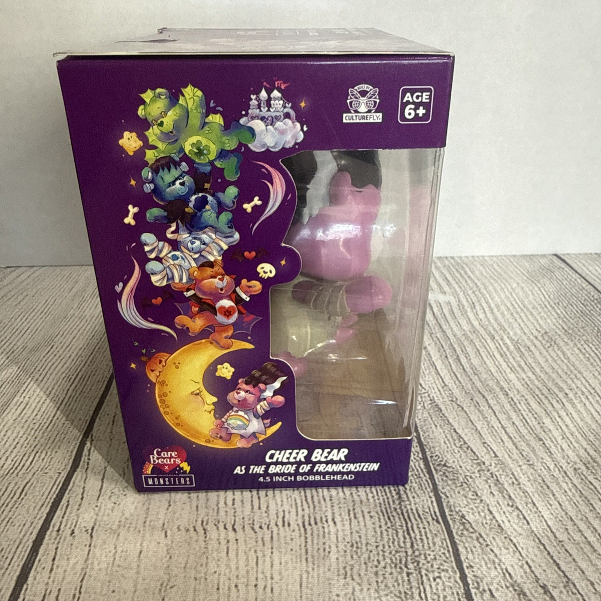 Care Bears X Universal Monsters Cheer Bear As The Bride Of Frankenstein,  NEW 