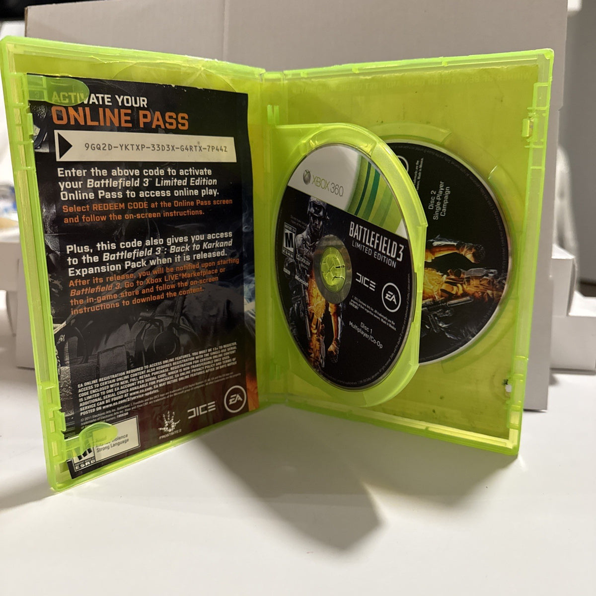 battlefield 3 limited edition xbox 360 