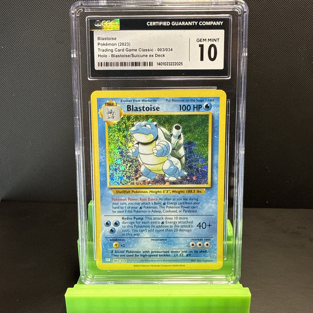 Blastoise 003/034 Trading Card Game Classic Holo CGC 10 English Pokémon TCG