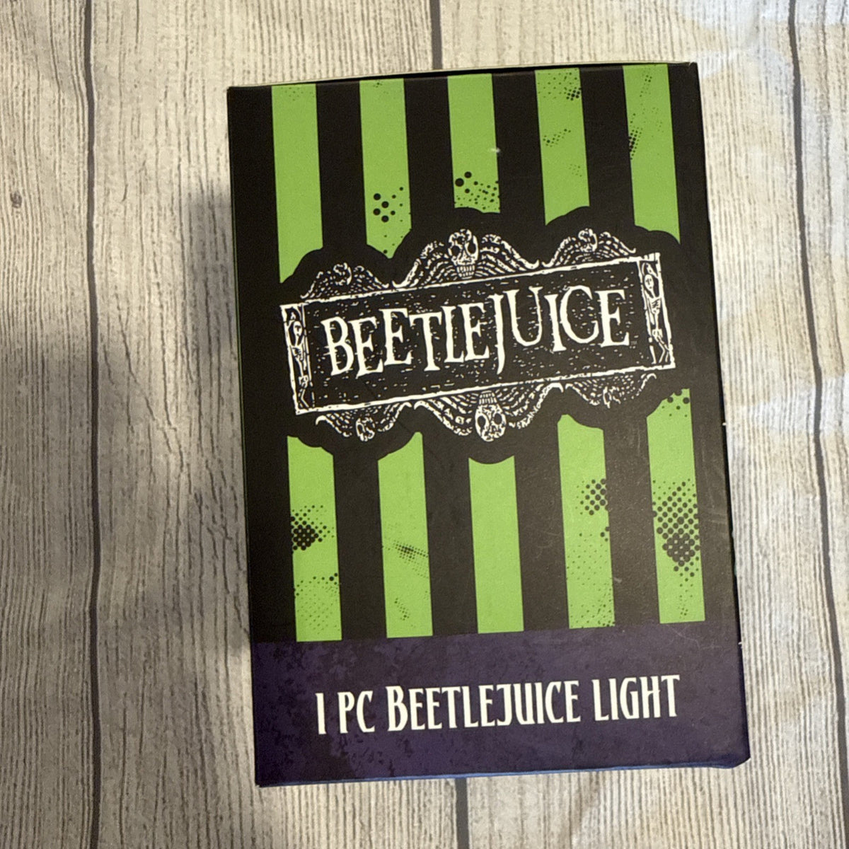 NIB Beetlejuice Halloween Desktop Tabletop Light Lamp Spooky Fun Toy Collectible