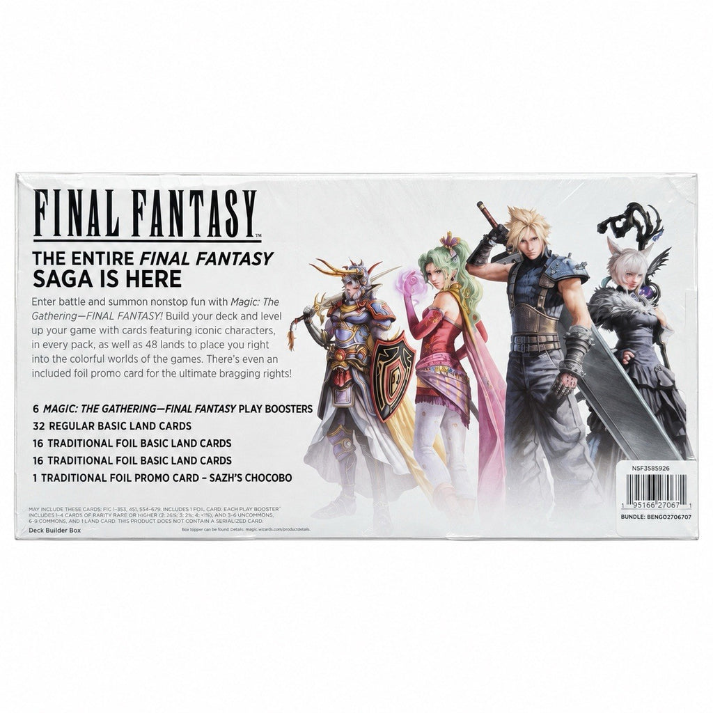Magic: The Gathering Final Fantasy Deck Builder Box Kit 6 Play Boosters 48 Cards
