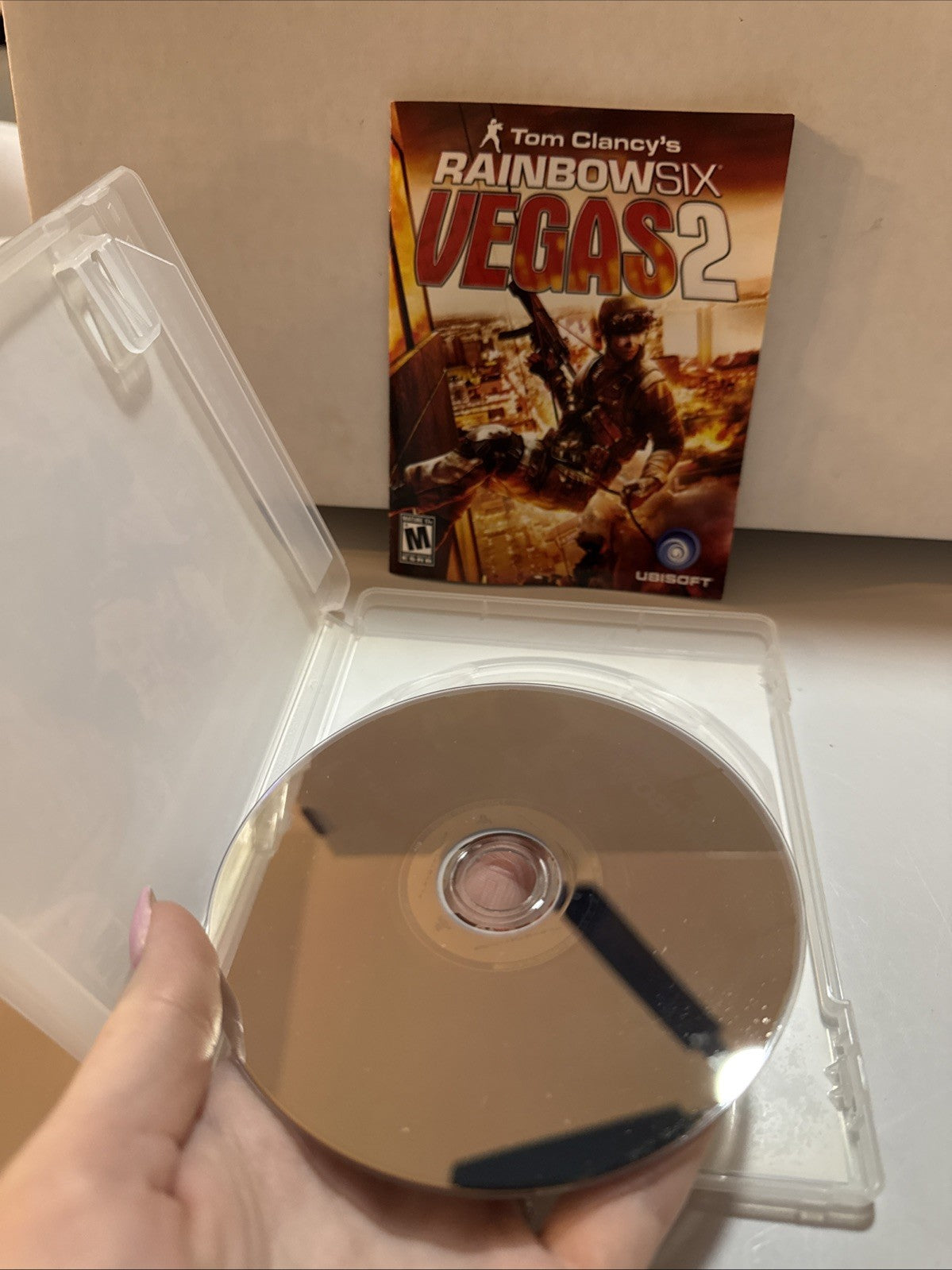 Tom Clancy's Rainbow Six Vegas 2 (PlayStation 3, PS3, 2008) Case & Manual Only