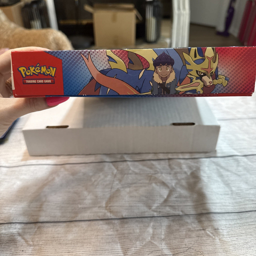 Hop’s Zacian EX Collection Box 4 Booster Packs And Promo Card NEW UNOPENED