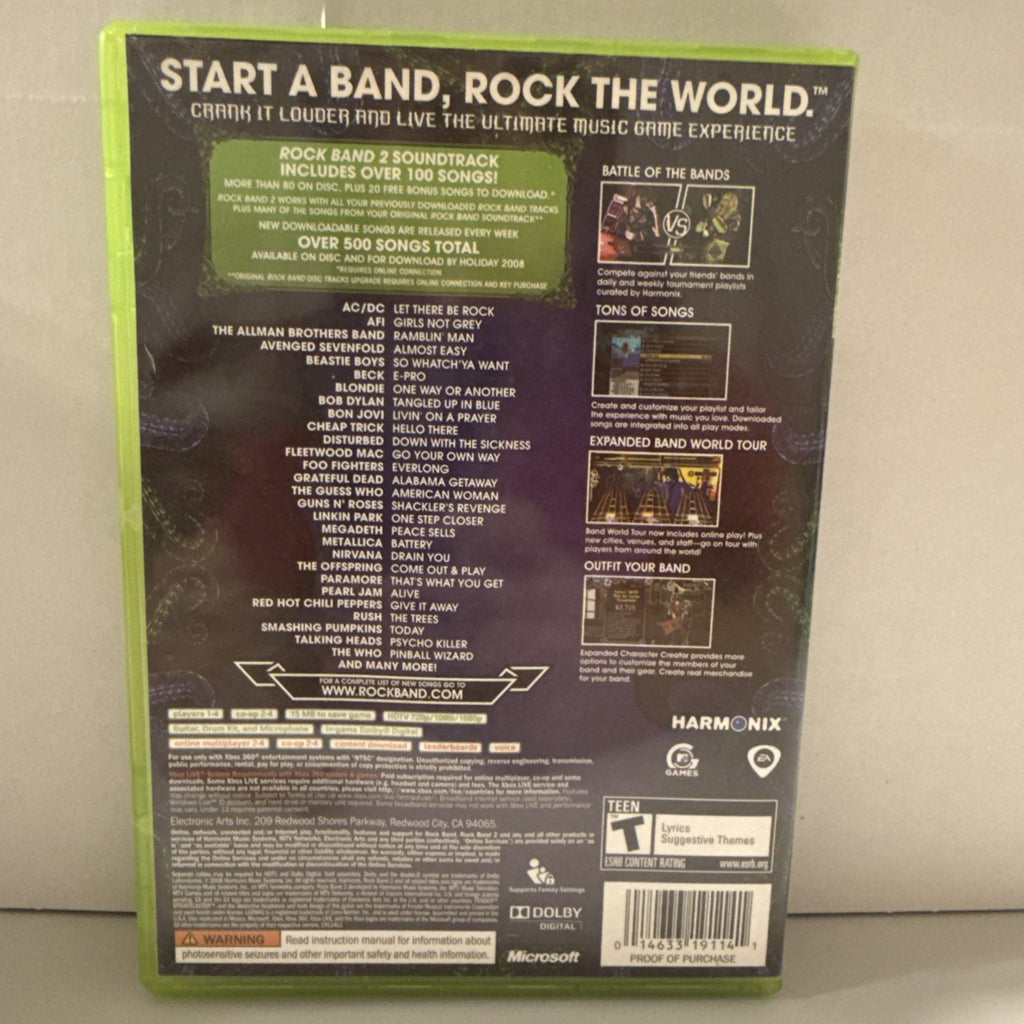 Xbox 360: Rock Band 2- CIB