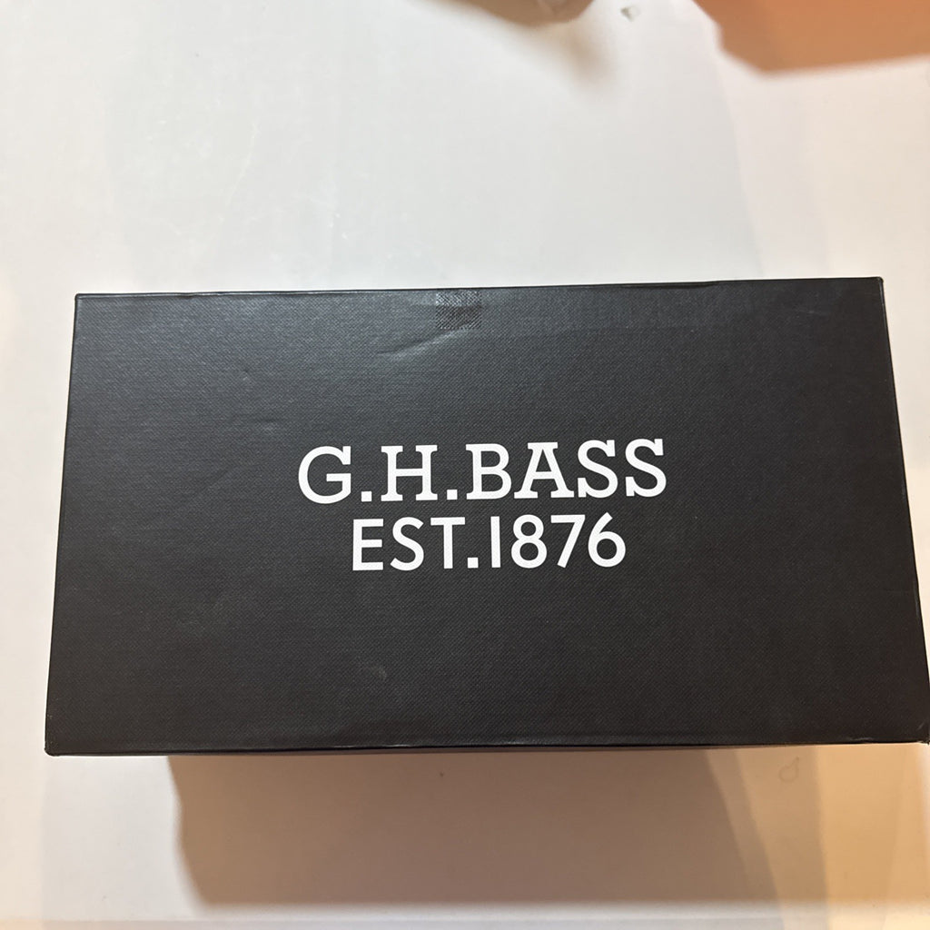 G.H. Bass Weejuns Larson Penny Loafers US 12 Black Leather  Brand New