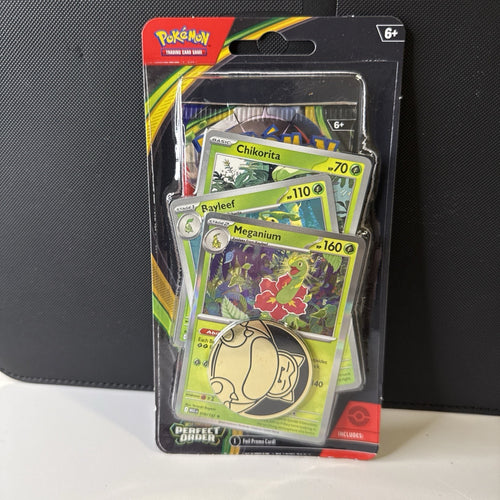 **Sealed** Pokémon TCG MEGANIUM Premium Checklane Blister Perfect Order