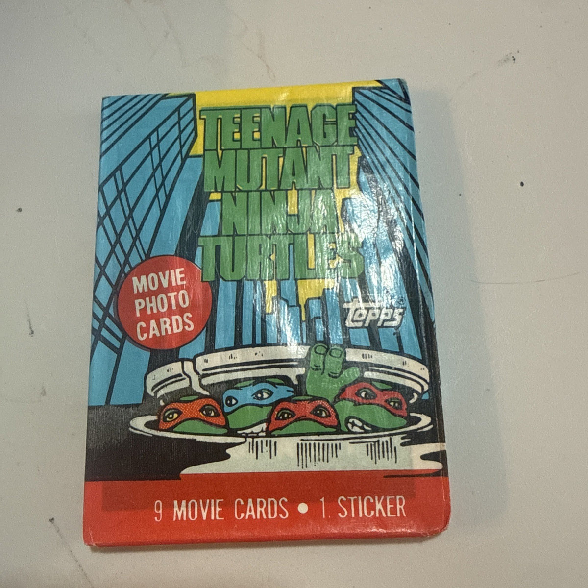 1990 TOPPS TEENAGE MUTANT NINJA TURTLES MOVIE WAX SEALED PACKS CARDS