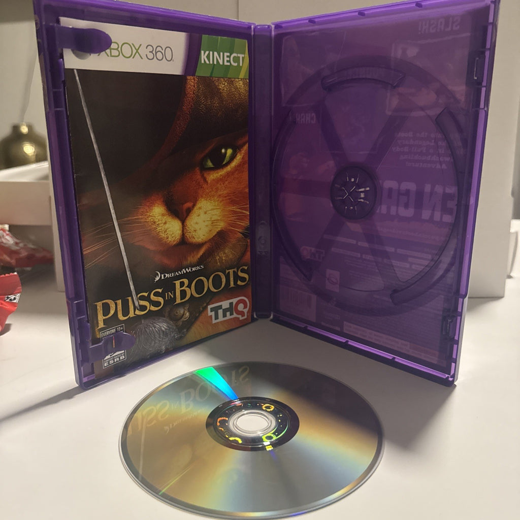 Puss in Boots Microsoft Xbox 360 2011 for Kinect CIB