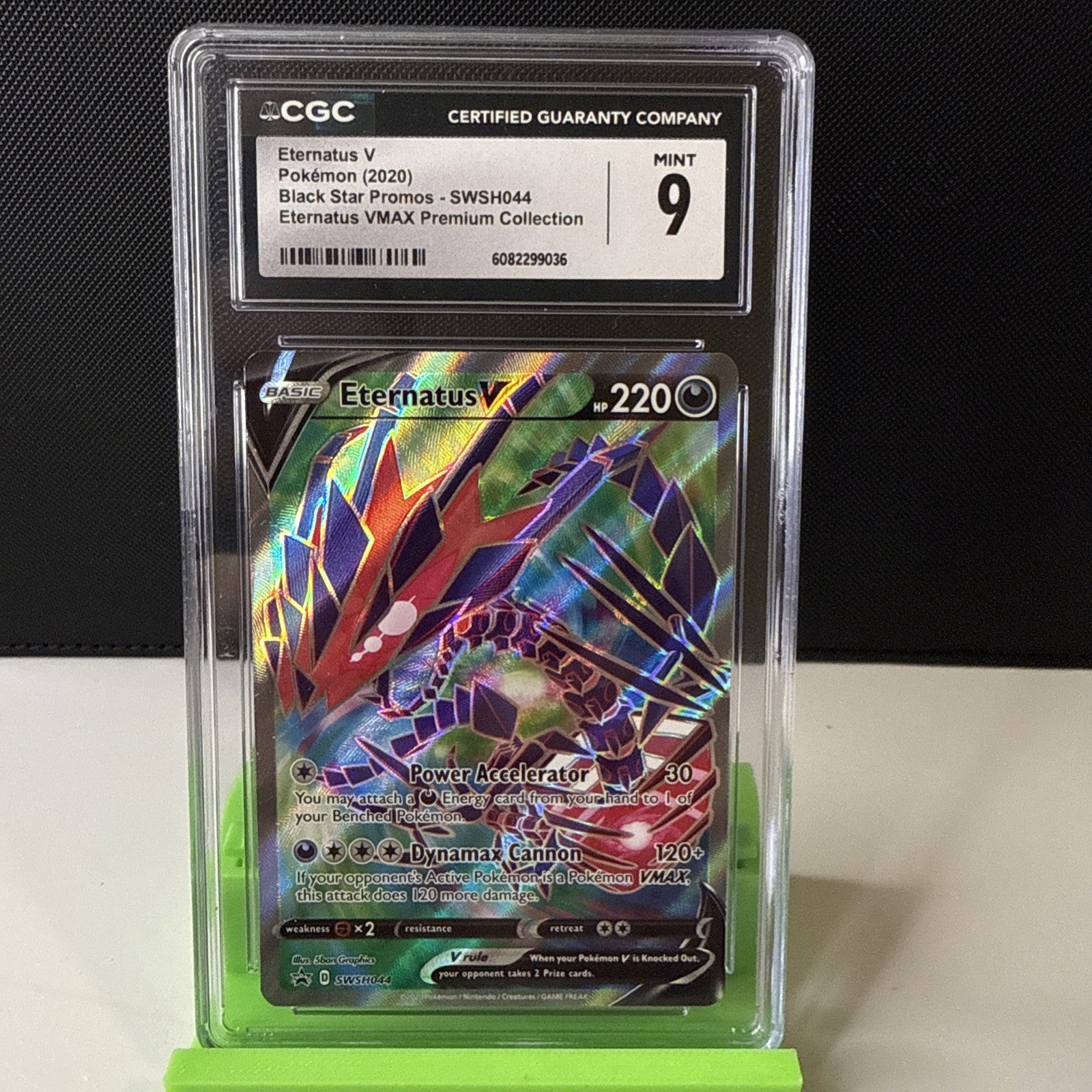 2020 POKÉMON BLACK STAR PROMOS #SWSH044 ETERNATUS V CGC 9