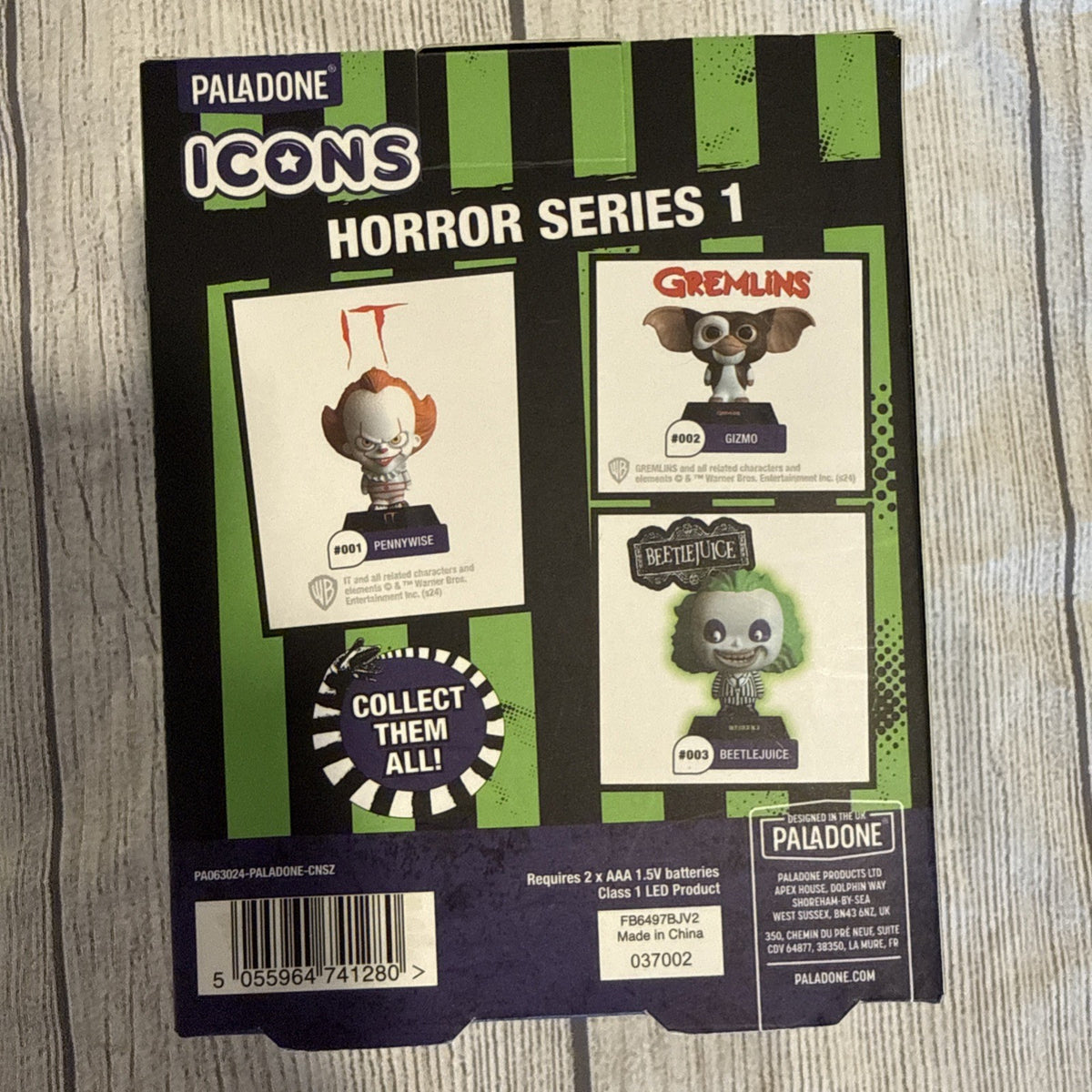 NIB Beetlejuice Halloween Desktop Tabletop Light Lamp Spooky Fun Toy Collectible