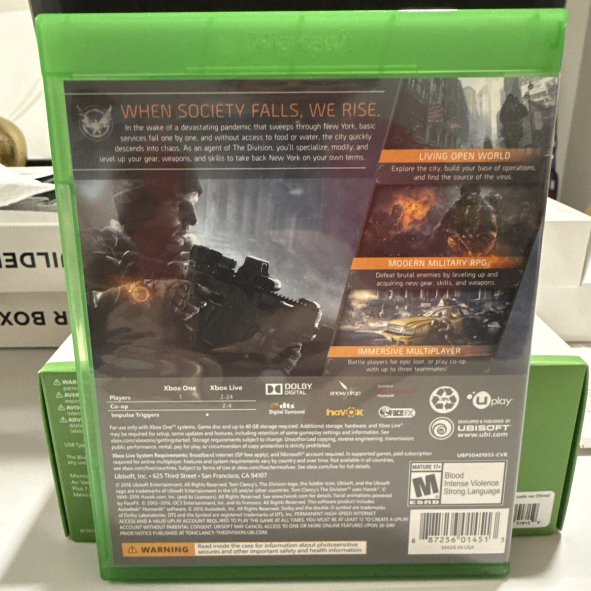 Tom Clancy's: The Division - Microsoft Xbox One