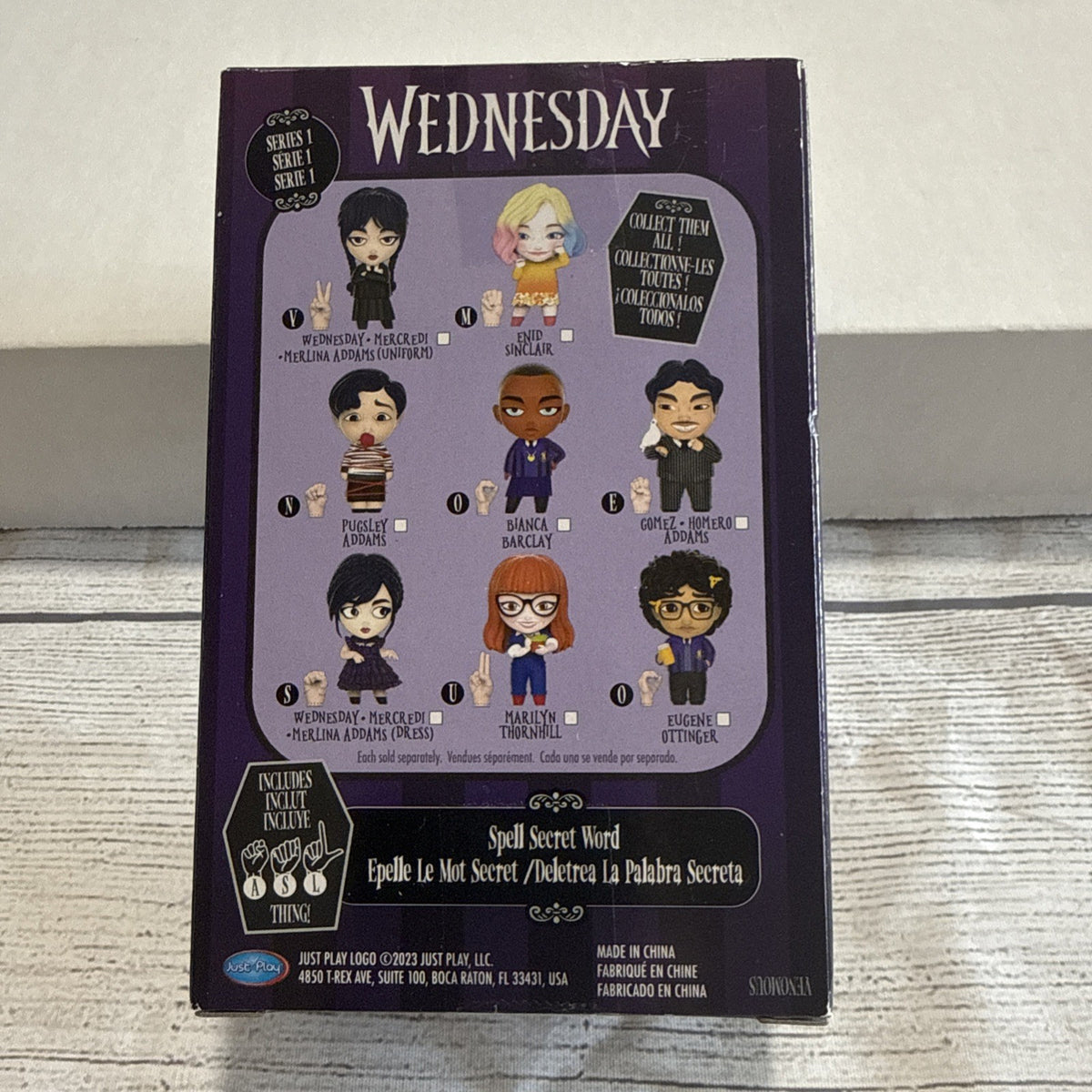 Wednesday Addams Eugene Ottinger Collectible mini figure with Thing 2.5