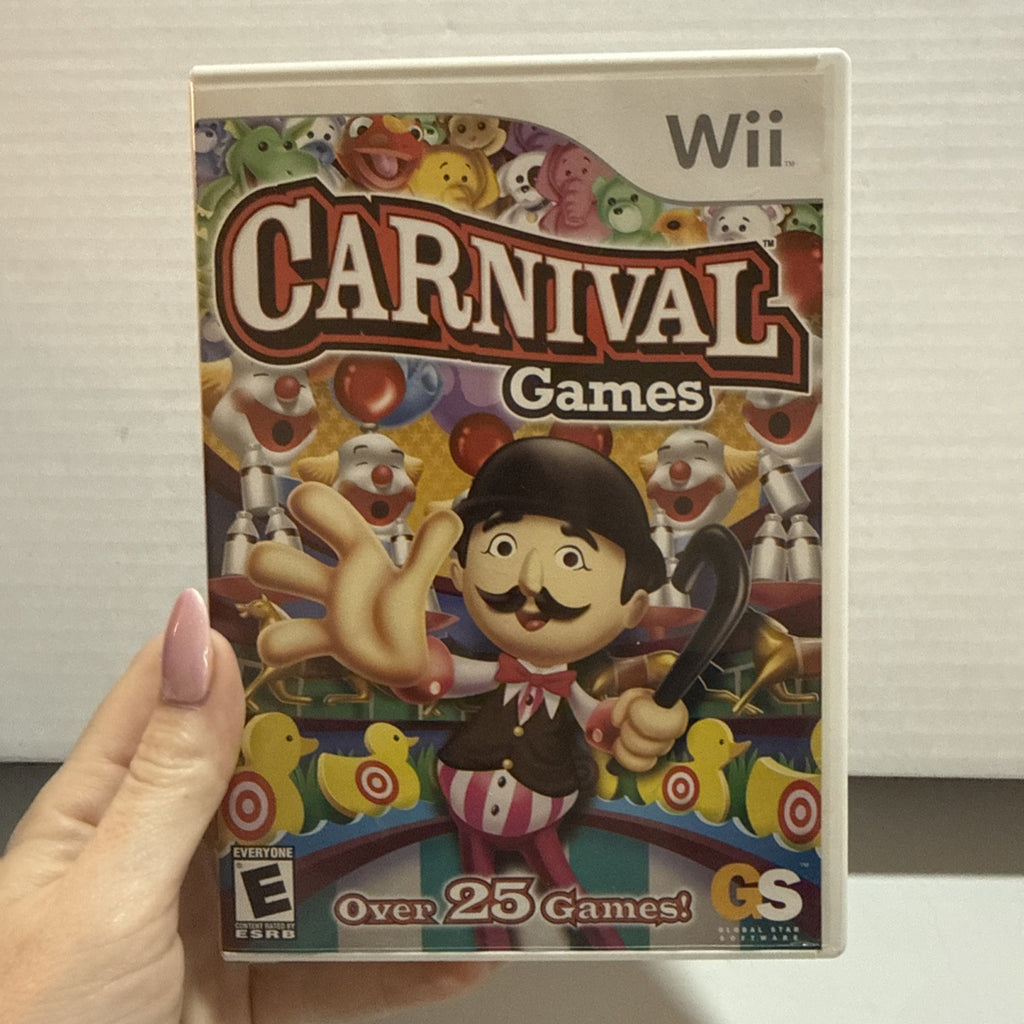 Nintendo Wii Carnival Games Manual Included Multiplayer 2K Play Party E Everyone