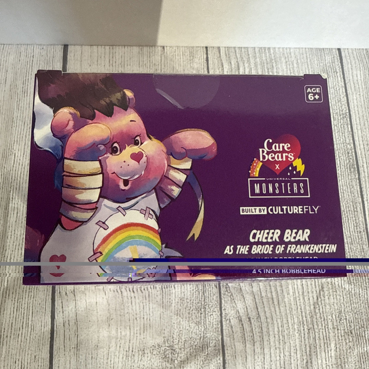 Care Bears X Universal Monsters Cheer Bear As The Bride Of Frankenstein,  NEW 