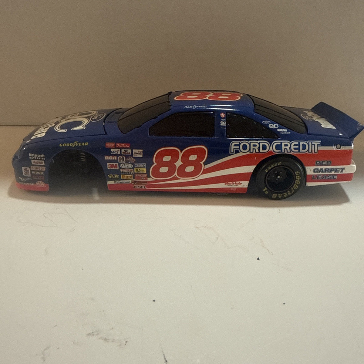 Nascar Hasbro Dale Jarrett #88 Ford Quality Care Diecast 1:24 (No Box)