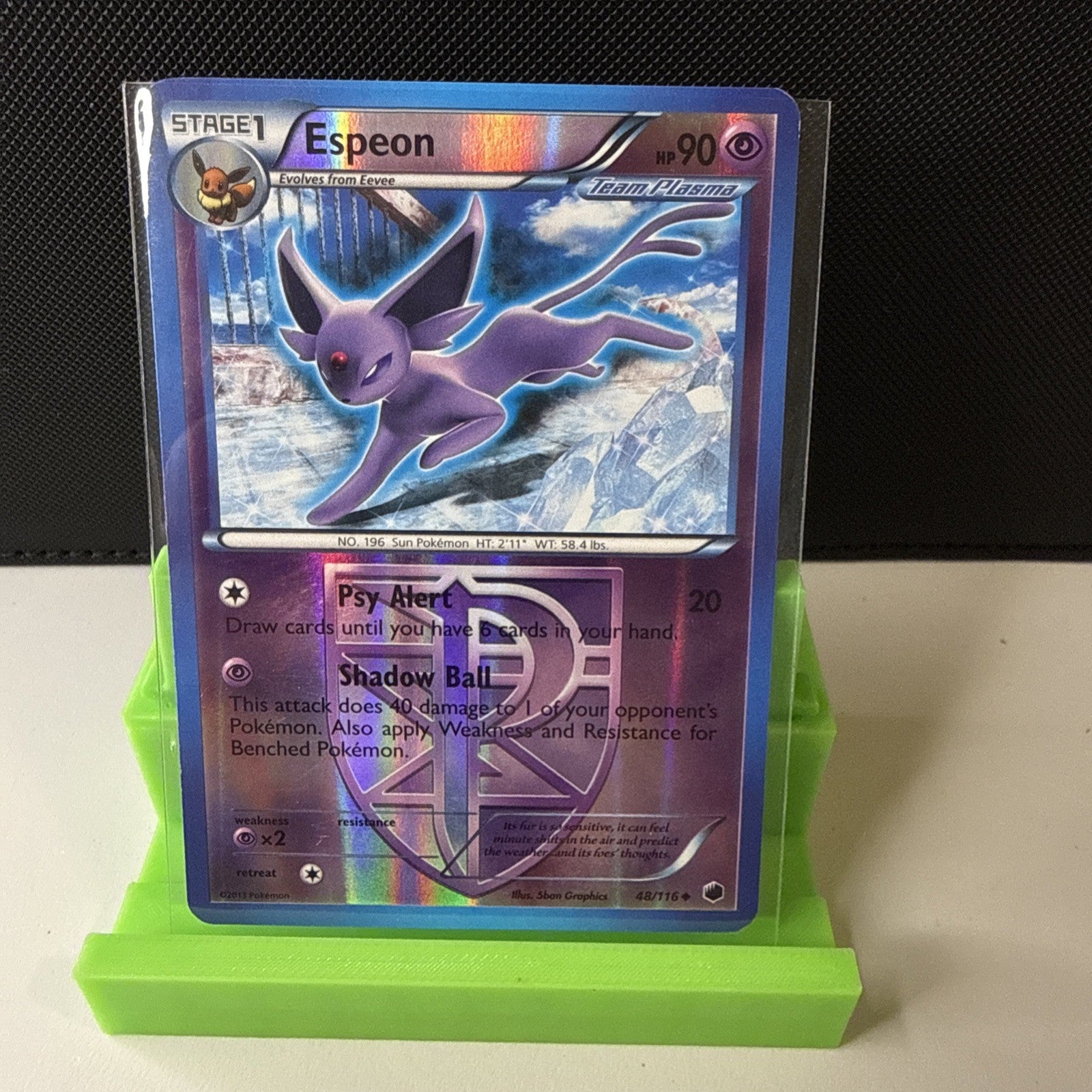 Espeon Team Plasma 48/116 Plasma Freeze English Reverse Holo Stage 1 90HP