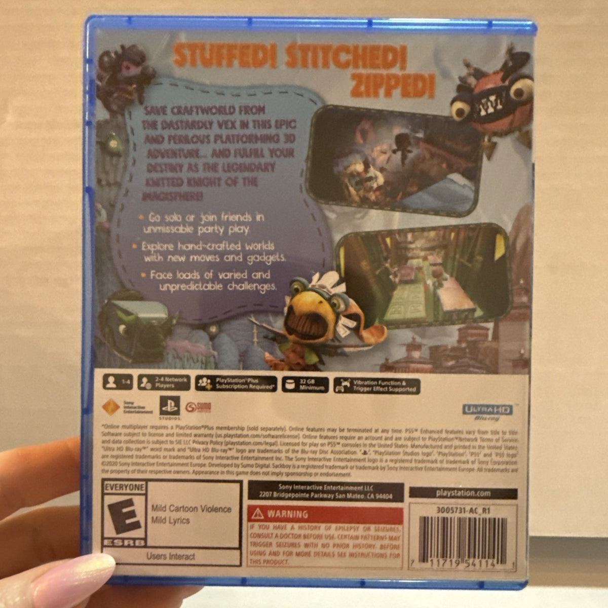 Sackboy: A Big Adventure (Sony PlayStation 5 PS5, 2020)