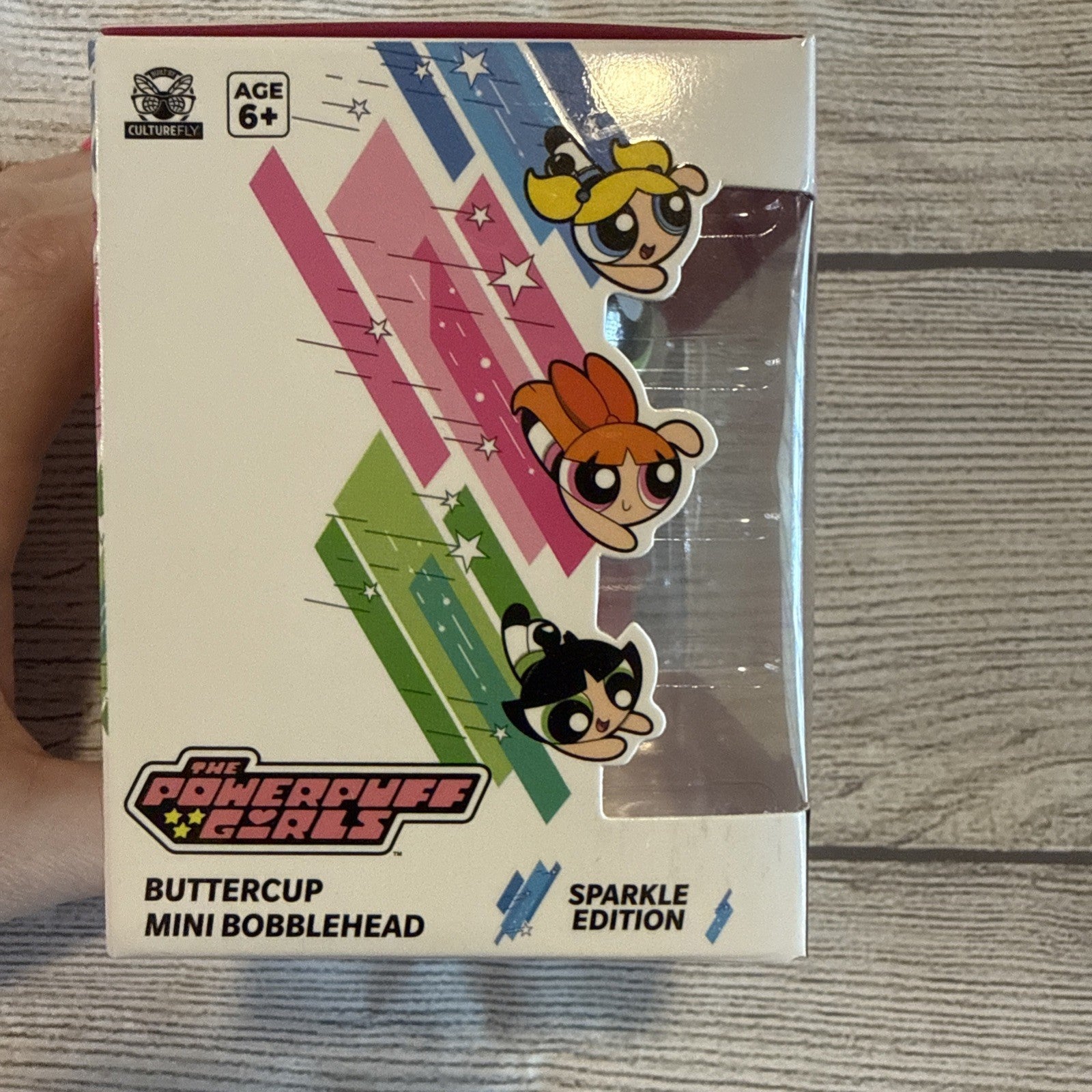 Powerpuff Girls Buttercup Sparkle Edition 2.5"  Figs Mini Bobblehead NIB