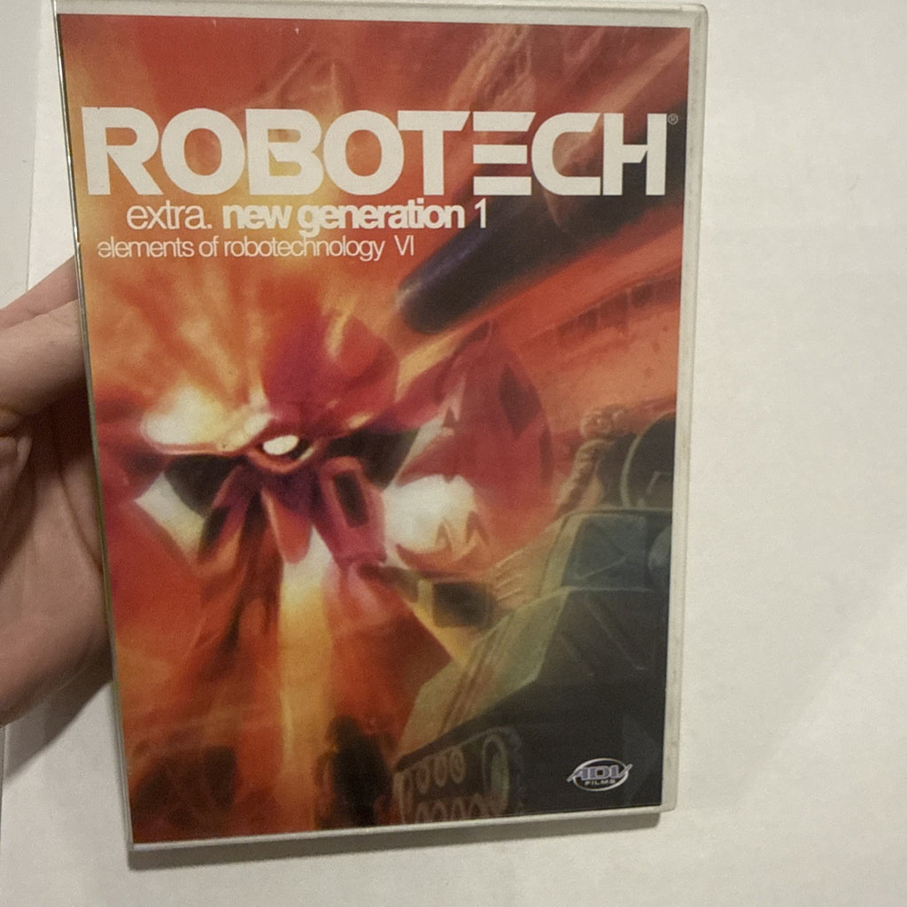 ROBOTECH EXTRA NEW GENERATION 1 ELEMENTS OF ROBOTECHNOLOGY VI DVD WITH INSERT