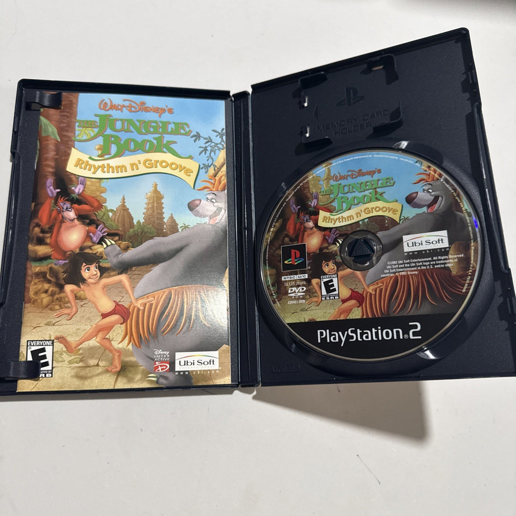 The Jungle Book: Rhythm n' Groove (PS2, 2002) CIB Black Label Reg Card Disney