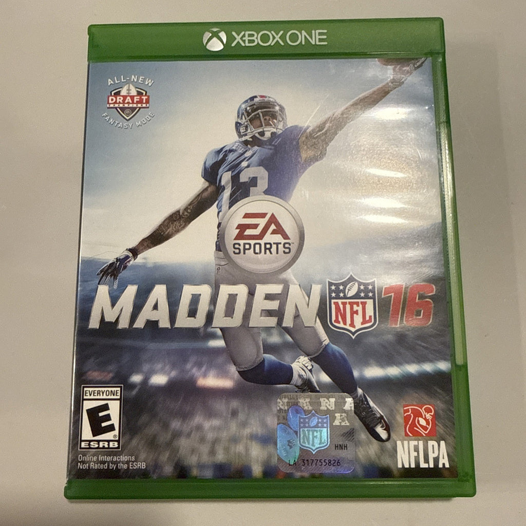 Madden NFL 16 XBox One Game Disc; CIB Very Good Condition!