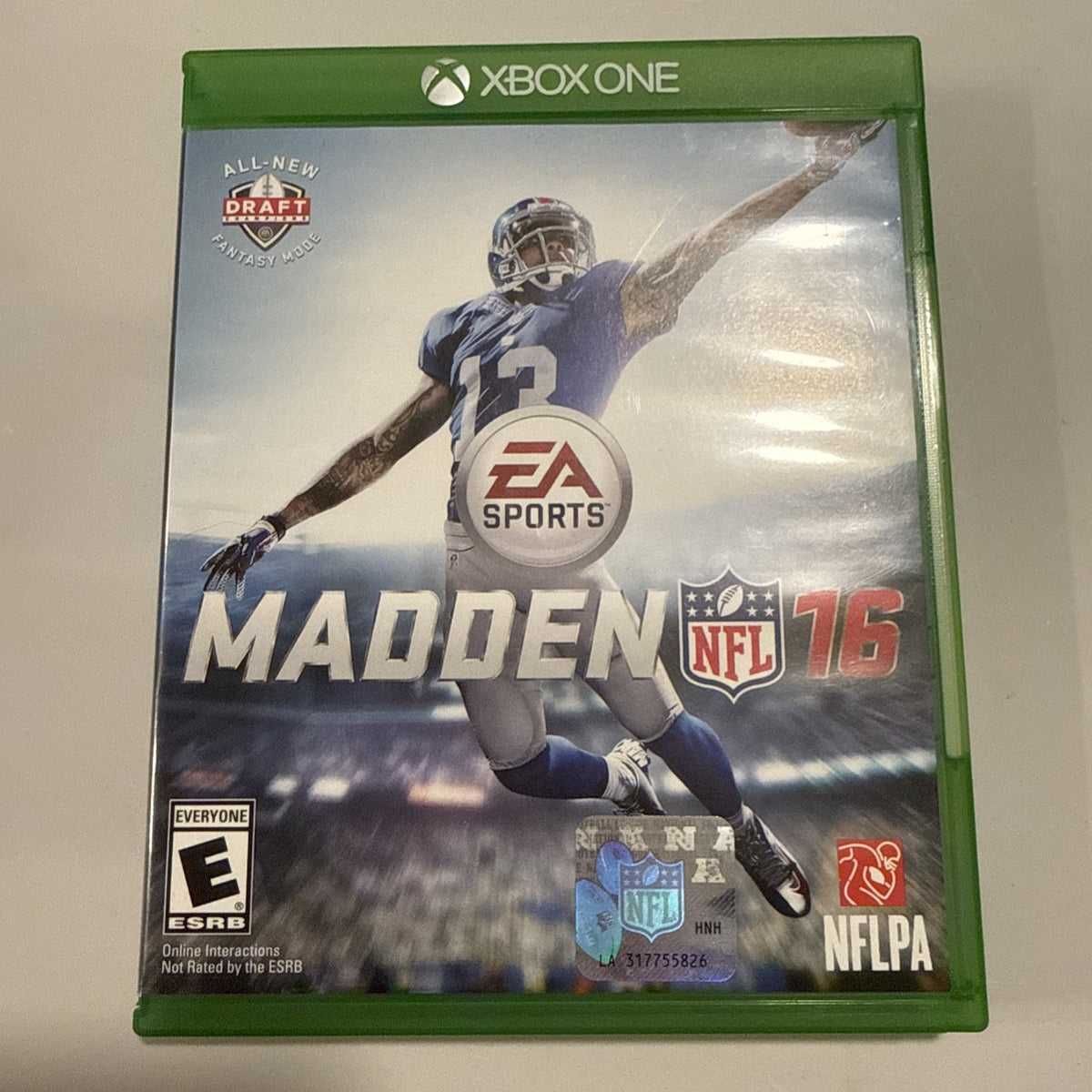 Madden NFL 16 XBox One Game Disc; CIB Very Good Condition!