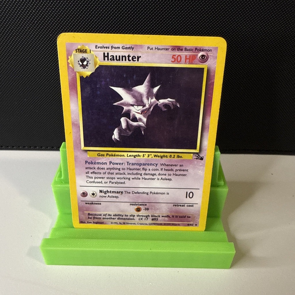 Excellent MP Haunter 6/62 Fossil Holo Rare 50 HP Unlimited EN 1999