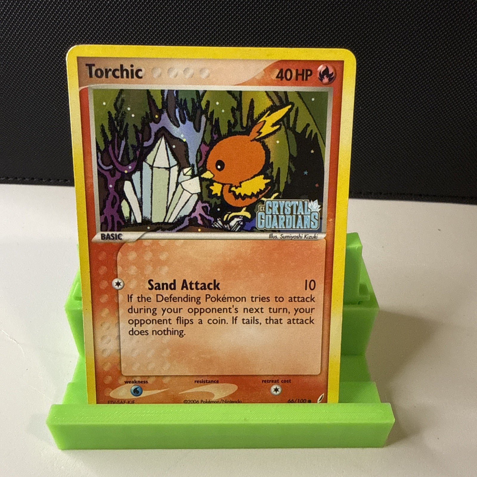 POKEMON CRYSTAL GUARDIANS TORCHIC 66/100 Holo Ex Crystal Guardians Stamp