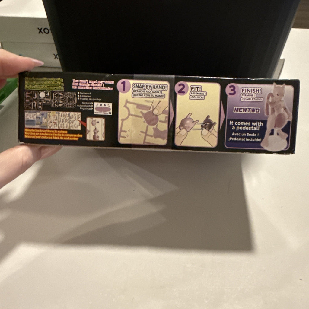 Bandai Spirits Pokémon Mewtwo Model Kit Unassembled No Glue/No Painting Age 6+