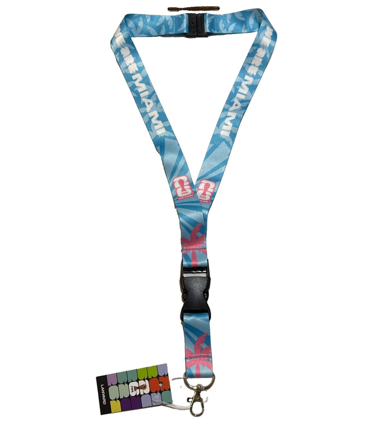 FIFA WORLD CUP 2026 OFFICIAL MIAMI HOST CITY 20" LANYARD W/ CLIP