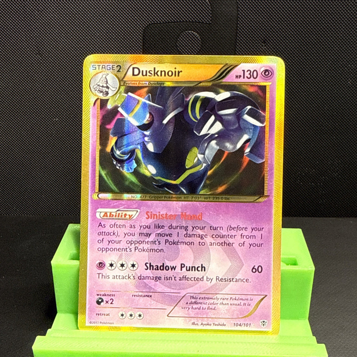 Pokemon TCG Dusknoir Holo Secret Rare 104/101 Plasma Blast English - (LP)