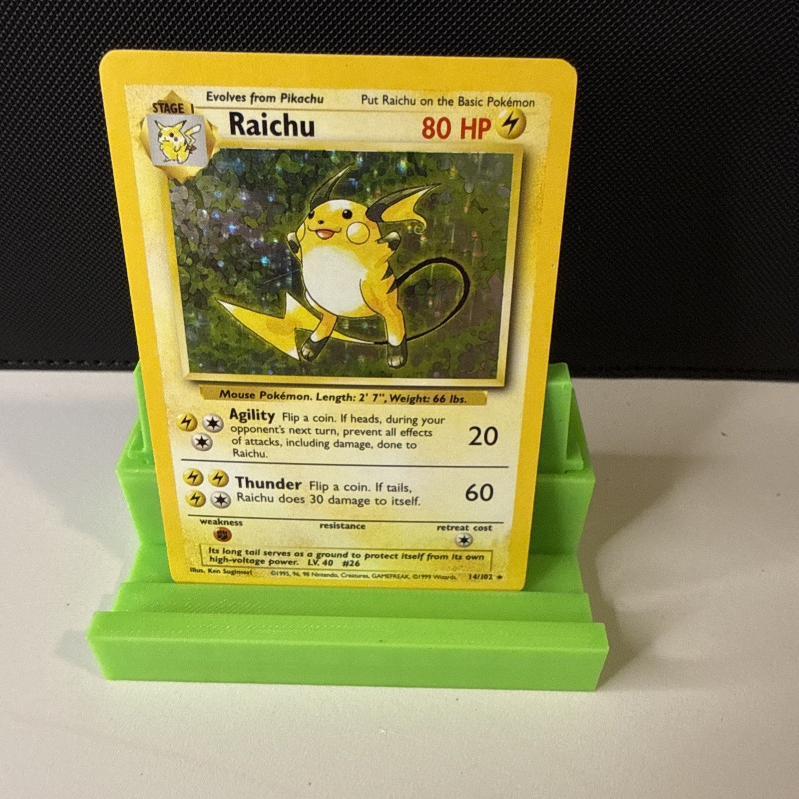Raichu 014/102 Base Set Holo