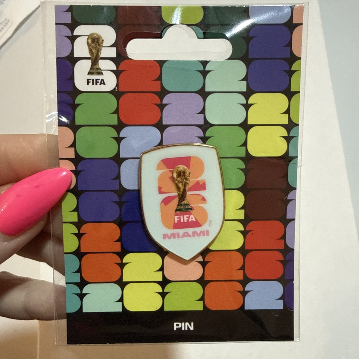 Miami FIFA WORLD CUP 2026  MIAMI  Pin  LICENSED 