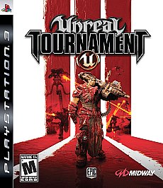 UNREAL TOURNAMENT 3 (Sony PlayStation 3, 2007) RATED "M" EPIC GAMES W/MANUAL