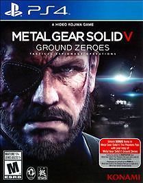 Metal Gear Solid V: Ground Zeroes (Sony PlayStation 4, 2014) - Complete in box