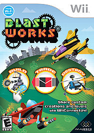 Blast Works: Build, Destroy (Nintendo Wii, 2008) Video Game Complete W/ Manual
